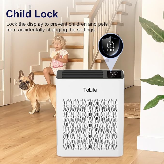 Tolife Air Purifier Large Room, Air Purifiers - Image 8