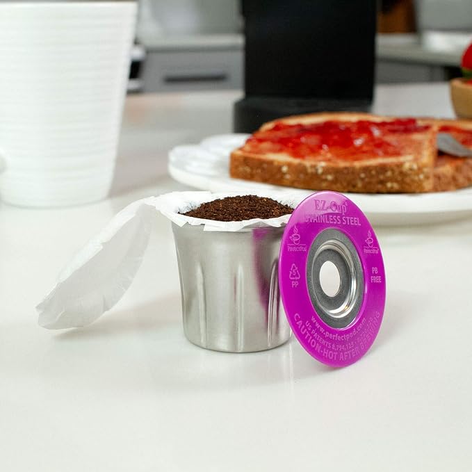 EZ-Cup Stainless Steel 1-Stream Reusable K Cup Coffee Pod - Image 8