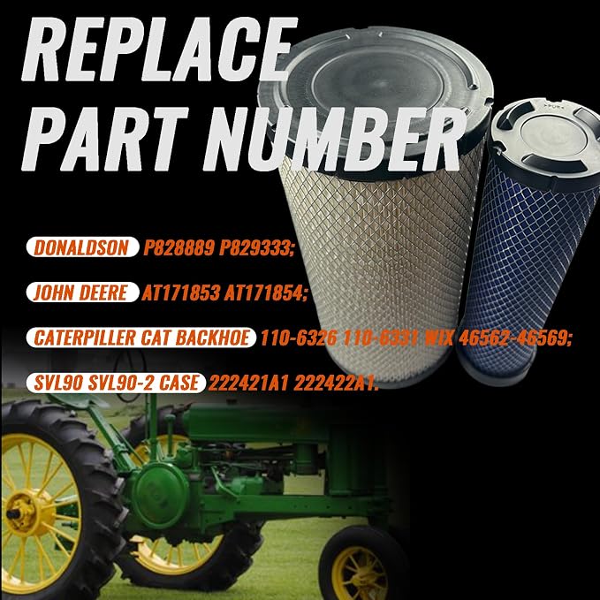 2PCS Air Filters Set P828889-P829333 - Image 5