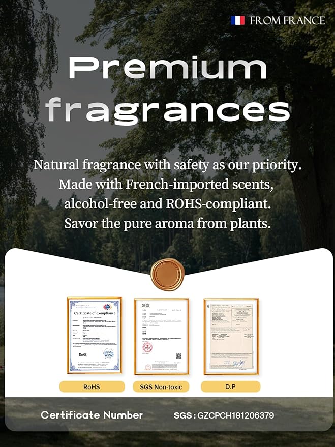 Ceeniu Air Freshener Odor Release Gel, 45 oz Large Capacity, Adjustable scent intensity with gear control, Natural Plant Extract, Made with Essential Oils - Misty Tea Scent