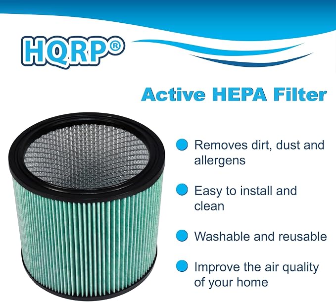 HQRP 2-Pack High Efficiency H14 HEPA Cartridge Filter Replacement - Image 3