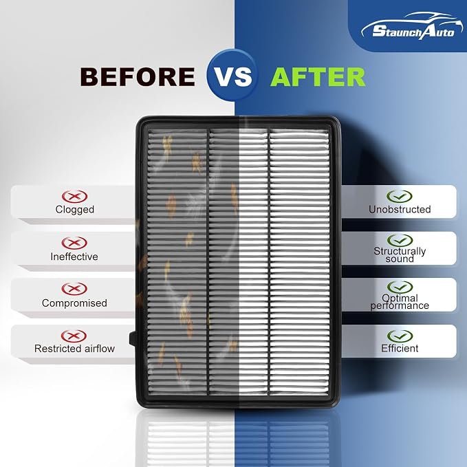 Engine & Cabin Air Filter for Infiniti QX50 2.0L 2019-2025, QX55 2022-2025 Air - Image 7