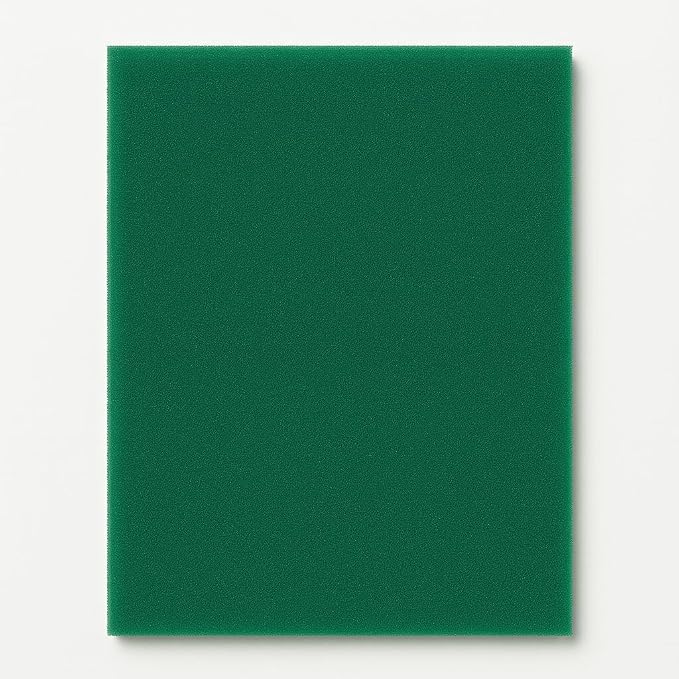 Universal Foam Air Filter Material Sheet – 14" x 17" x 5/8", 65 PPI Green Fine by Unknown