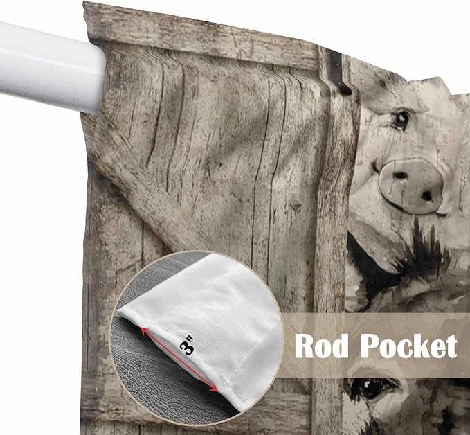 Funny Farm Animals Swag Valances - Image 4
