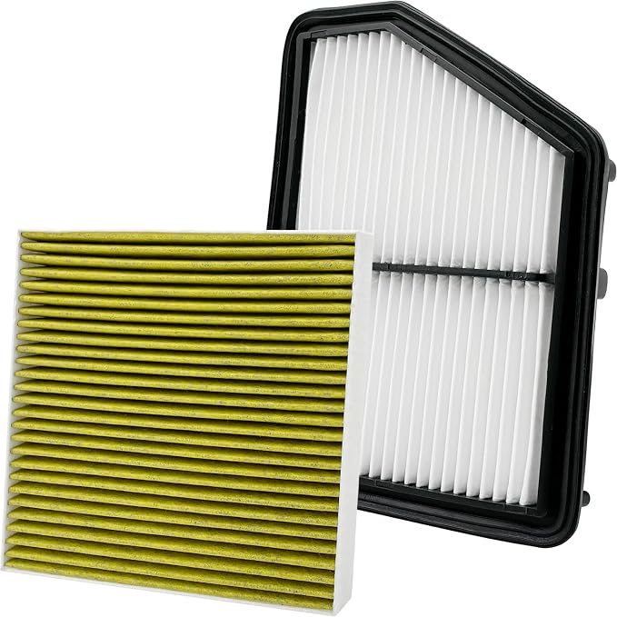2PCS Cabin Engine Air Filter Kits JM802 JM2205 Fits by Capume