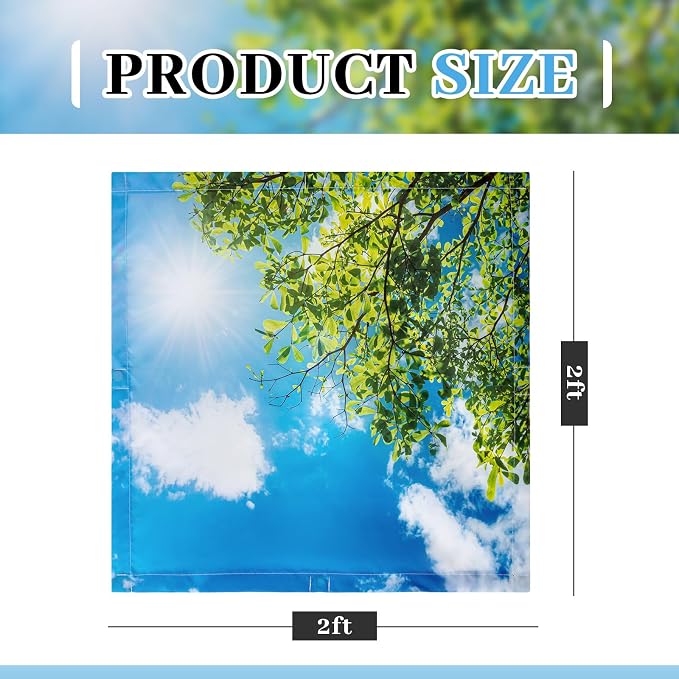 Baquler 2 Pcs 2 x 2 ft Fluorescent Light Covers - Image 2