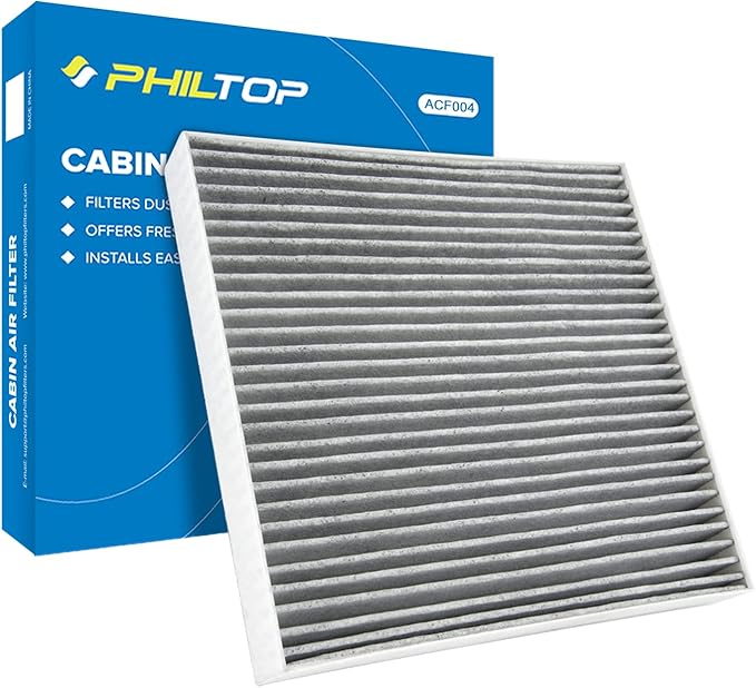PHILTOP HEPA Cabin Air Filter w/Activated Carbon, Compatible by PHILTOP