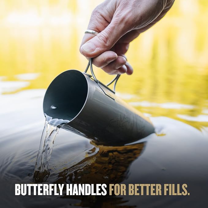 GRAYL UltraPress Titanium 16.9 oz Water Purifier & Filter Bottle - Image 7
