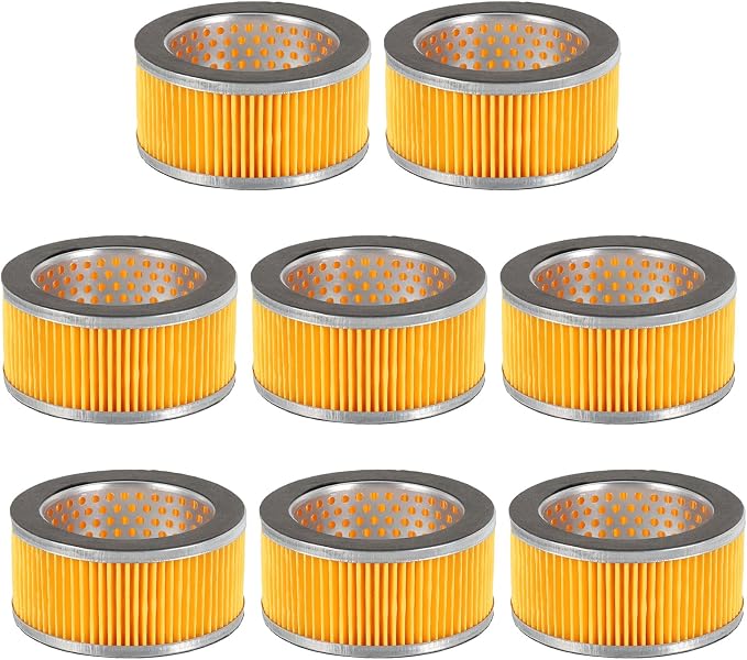 PATIKIL 4.2 x 2 Inch Air Compressor Intake Paper Filter 8 Pack Piston Type Air by PATIKIL