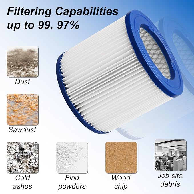 9032933 Ash Vacuum CleanStream HEPA Cartridge Filter - Image 4