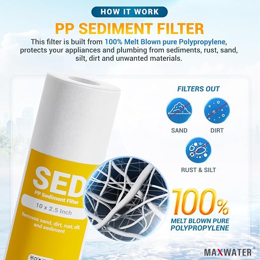 Max Water 2 Stage Whole House 10 inch, Standard Water Filtration System - Image 5