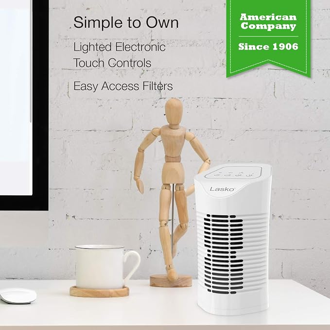 Lasko HF11200 Desktop Air Purifier - Image 5
