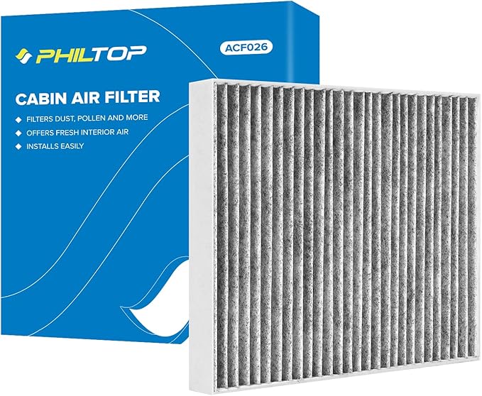 PHILTOP HEPA Cabin Air Filter w/Activated Carbon, Compatible by PHILTOP