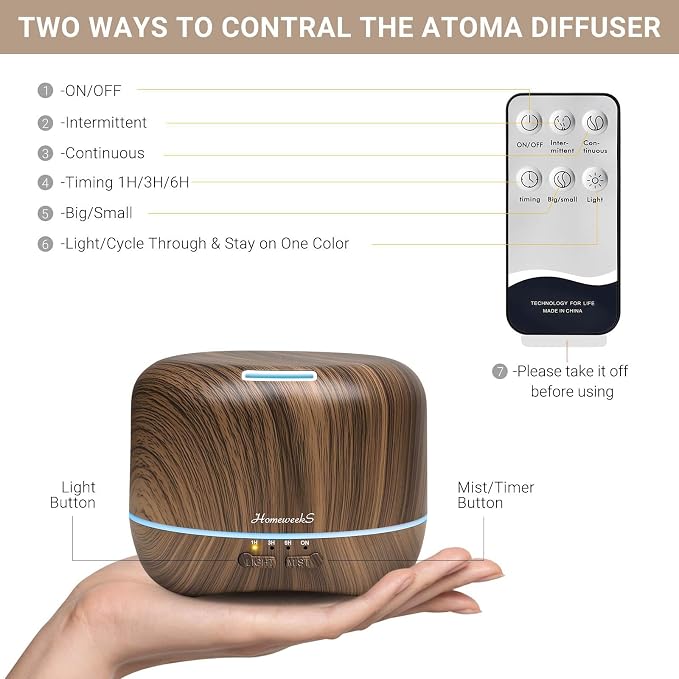 Aromatherapy Essential Oil Diffuser - Image 8