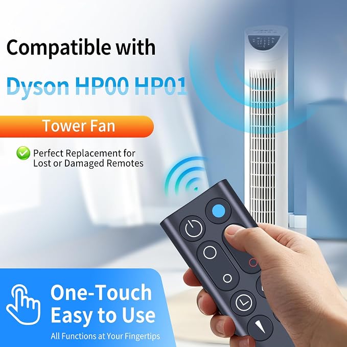 Replacement for Dyson HP00 HP01 Pure Hot+Cool Air Purifier Heater Fan Remote - Image 2