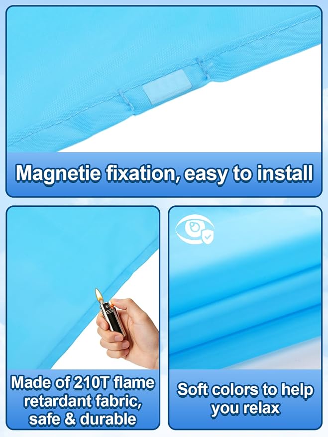 Fluorescent Light Covers with 10 Strong Magnets- 8 Pack Fluorescent Light - Image 4