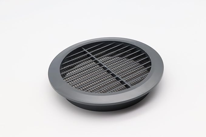 Graphite/Gray 5" Inch Round Ventilation Grille - Image 3