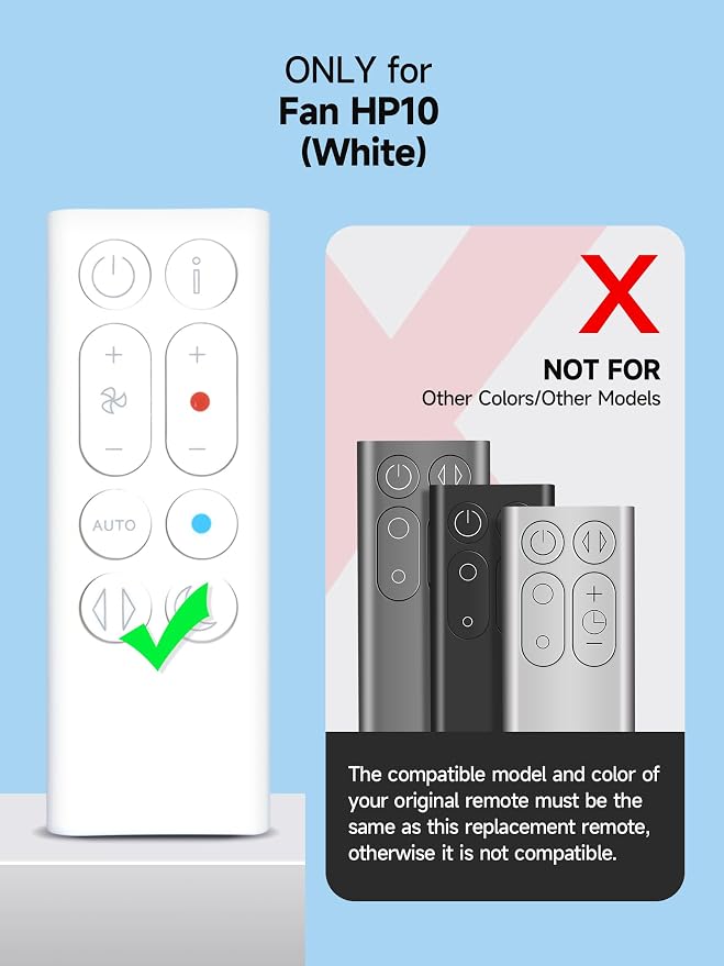 HP10 Replacement Remote Control - Image 3