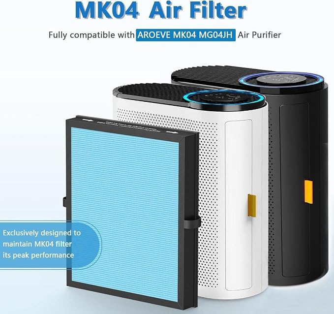 2 Pack MK04 Air Filter Replacement - Image 2