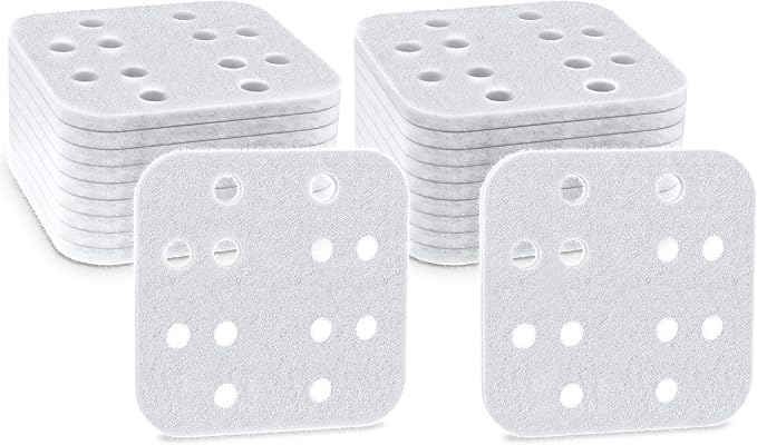 20-Pack Mineral Absorption Pad, Humidifier Replacement Filters Compatible by Beckacher