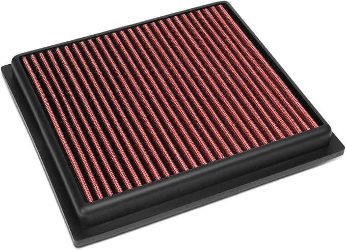 DNA Motoring AFPN-222-RD Clean Air Washable Drop In Panel Air Filter by DNAMOTORING