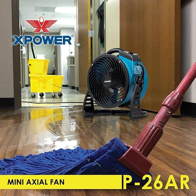 XPOWER P-26AR Industrial Axial Air Mover, Fan - Image 2