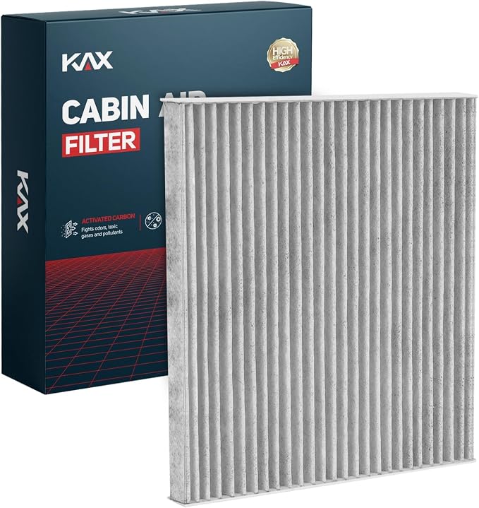 KAX HEPA Cabin Air Filter with Activated Carbon, CF12237 Replacement by KAX