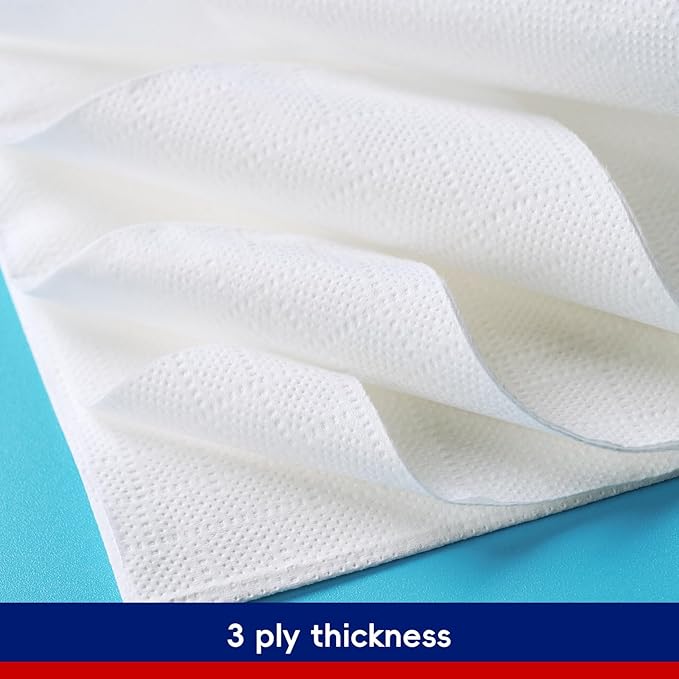 600 Pack Paper Napkins, 3-Ply Guest Towels Disposable Dinner Napkins, Soft and Absorbent Party Napkins for Thanksgiving, Bathroom,Wedding and Events