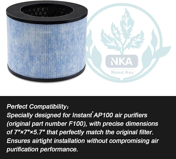 F100 HEPA Replacement Filter for instant air purifier filter AP100 Air Purifier - Image 3