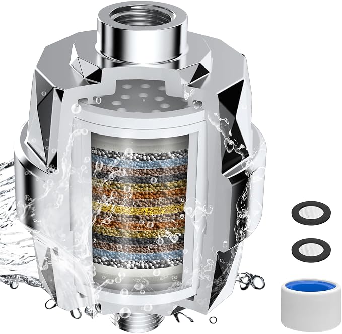 Hibbent Upgraded High Output Shower Filter by Hibbent