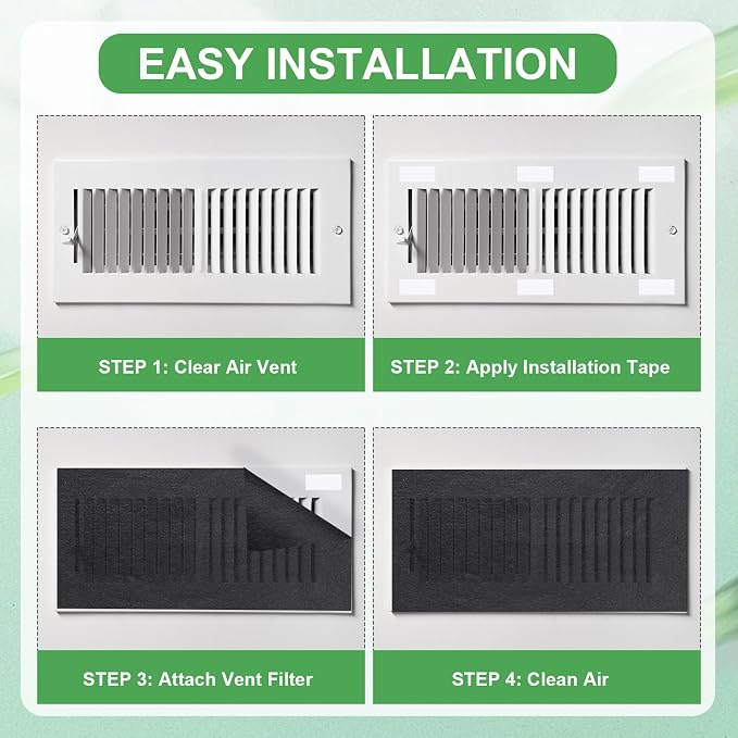 2 Rolls of Vent Filters Kit 100'' x 40'' Electrostatic Media 200" Installation - Image 4