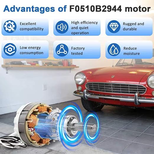 F0510B2944 Attic Ventilation Fan Motor, Compatible - Image 4