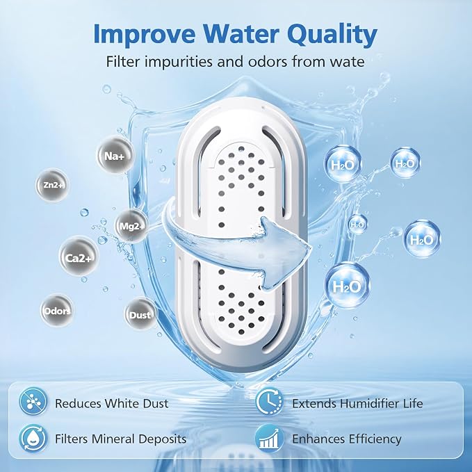 ShufudeJa 10 Pack Humidifier Demineralization Cartridge Compatible - Image 4