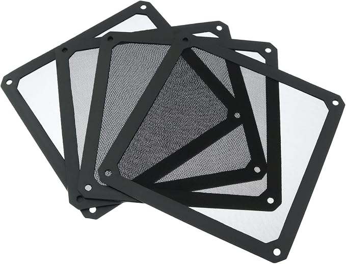 ZYAMY 4pcs 140mm PC Fan Dust Filter Magnetic Frame Computer Fan Grills Dust - Image 3