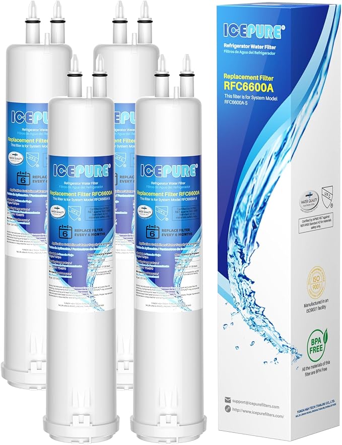 ICEPURE EDR3RXD1 Refrigerator Water Filter Replacement by ICEPURE
