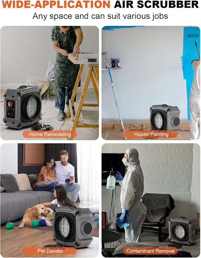 Abestorm 750 CFM Air Scrubber - Image 8