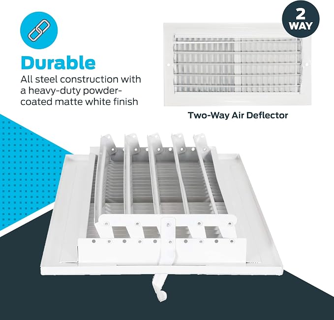 EZ-FLO 14 x 6 Inch Air Vent Cover - Image 5