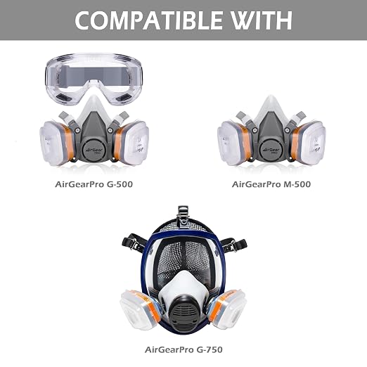 AirGearPro F-500 Multi Gas Cartridge, Carbon Filters - Image 5