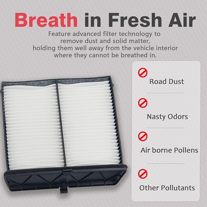 Cabin Air Filter Fits Mazda 3, Replacement - Image 2