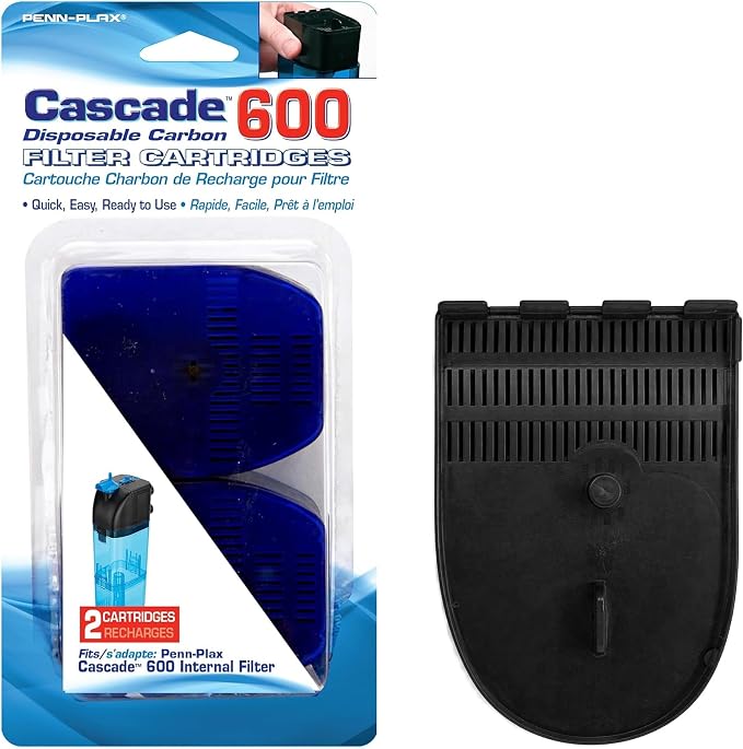 Penn-Plax Cascade 600 Filter Replacement Carbon Cartridges by Penn-Plax