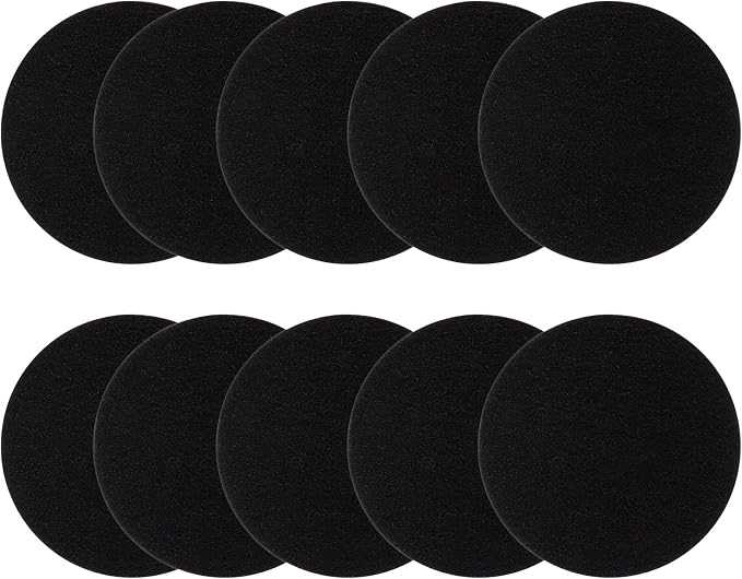 10 Pack Charcoal Filters for Kitchen Compost Bin, Compost Filters for by Pocurhi
