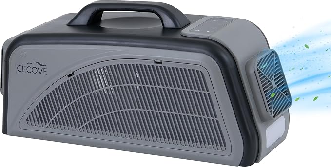 IceCove Portable Air Conditioner, 2500BTU Fast Cooling Car AC Unit, 250W Low by SUNJOY