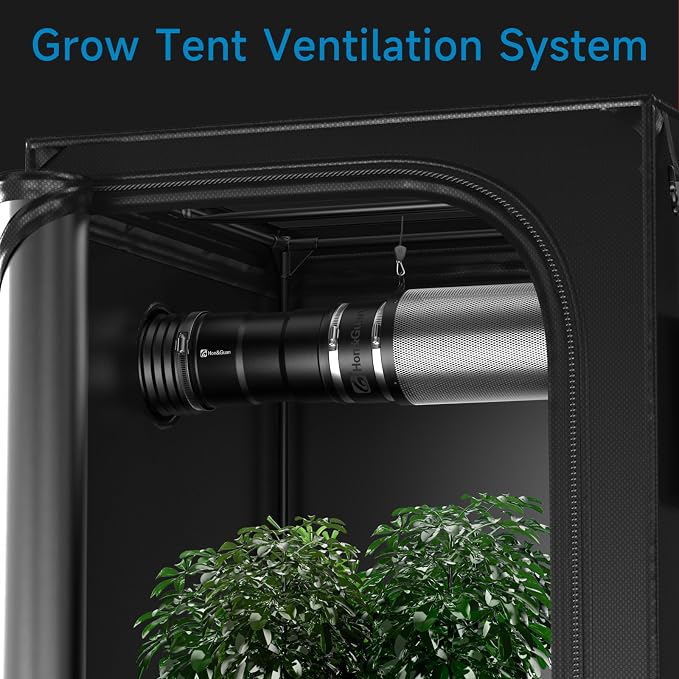 Hon&Guan 8" Air Filtration Kit: 8 Inch Inline Duct Fan - Image 8