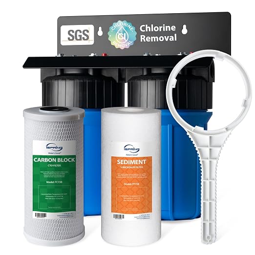 iSpring WGB21B 2-Stage Whole House Water Filtration System, by iSpring