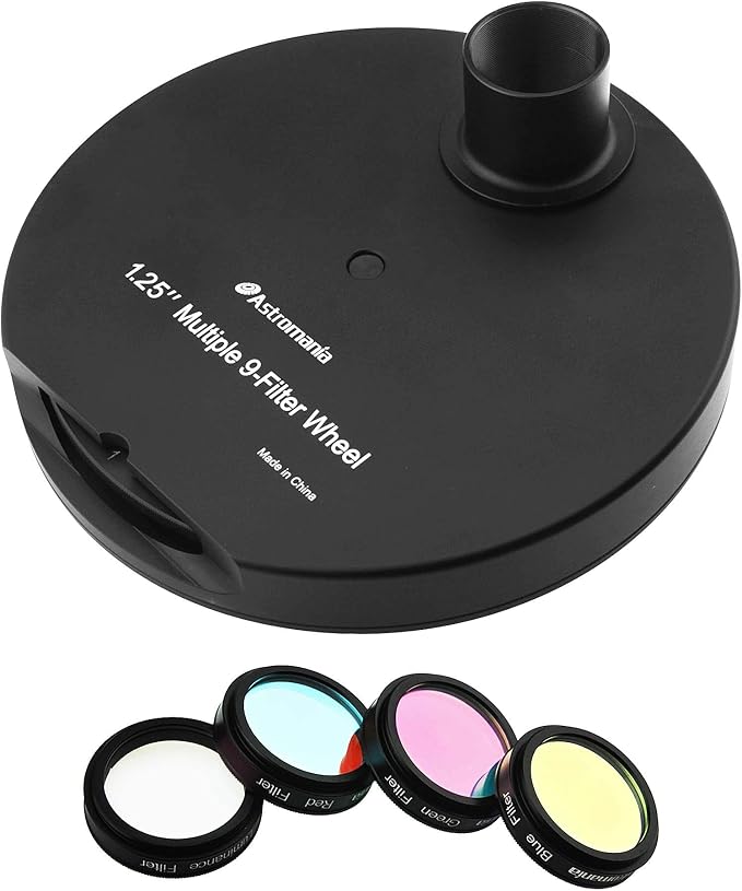 Astromania 1.25" Multiple 9-Position Filter Wheel - Image 2