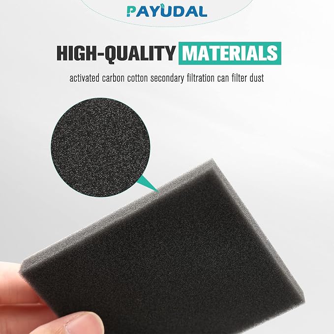 2 Pack Base Post-Motor HEPA Filters Replacement Parts Kit - Image 5