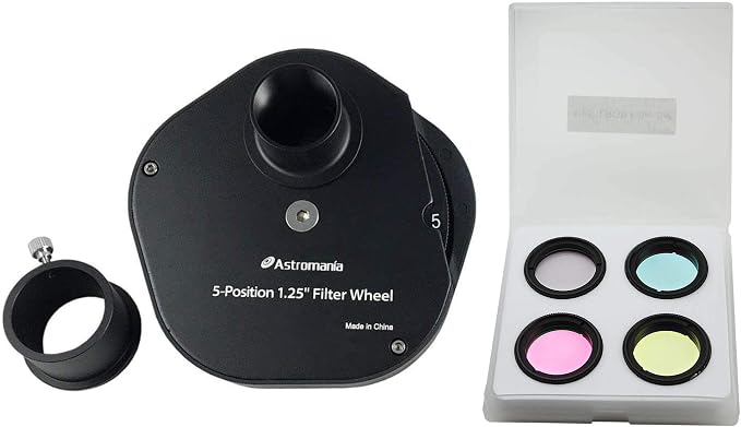 Astromania 1.25" Multiple 5-Position Filter Wheel - Image 3