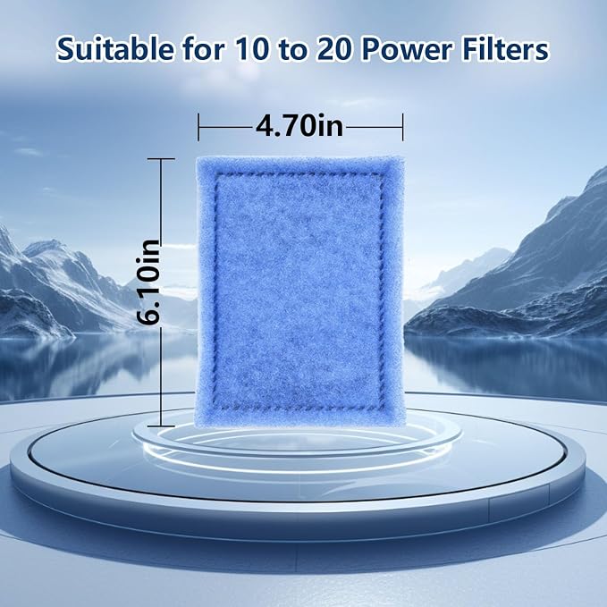 12 PCS Aquarium Filter Cartridge Filters, Rite-Size B Fish Tank Filter Cartridge - Image 8