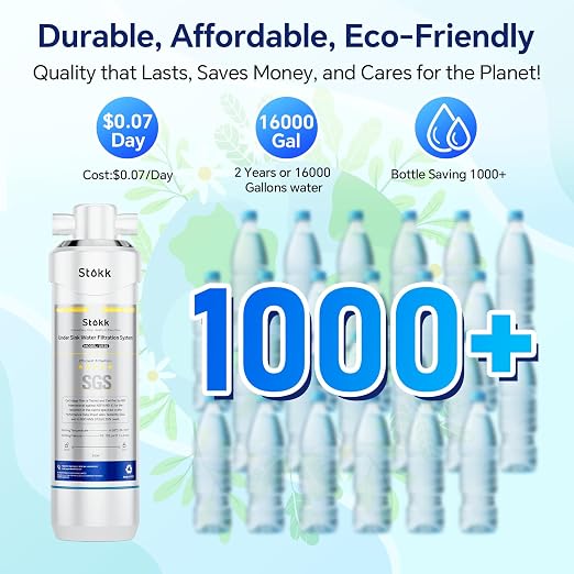 Stokk UR30 Under Sink Water Filter, 16000 Gallons Under Counter Water Filter - Image 6