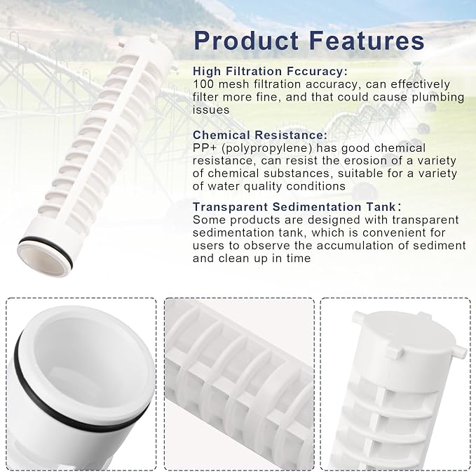 1-1/2" 100 Mesh Spin Down Sediment Replacement Water Filter Screen, Spin Down 1 - Image 4